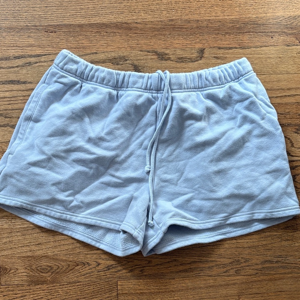 Skims Sky Blue Women's Athletic Shorts sz L